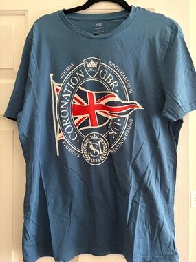 2022 British Coronation Tee Shirt - Marks & Spencer - UK Royal Souvenir